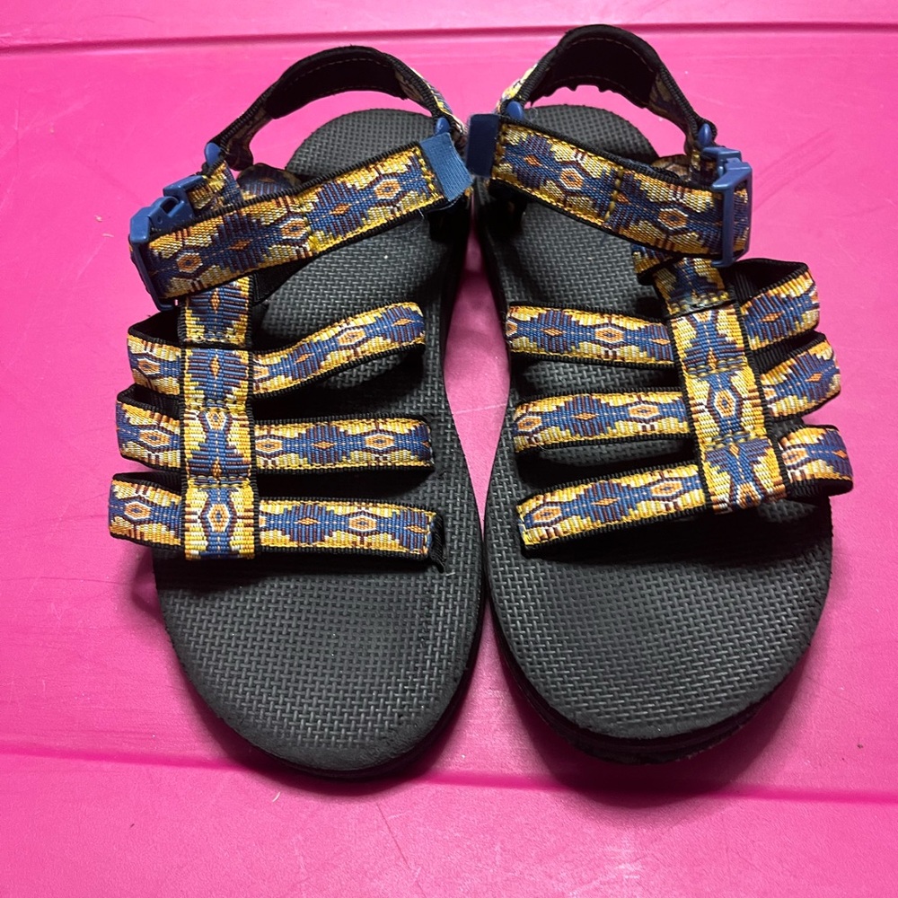 Teva Black and Blue Sport Sandals with Durable Straps